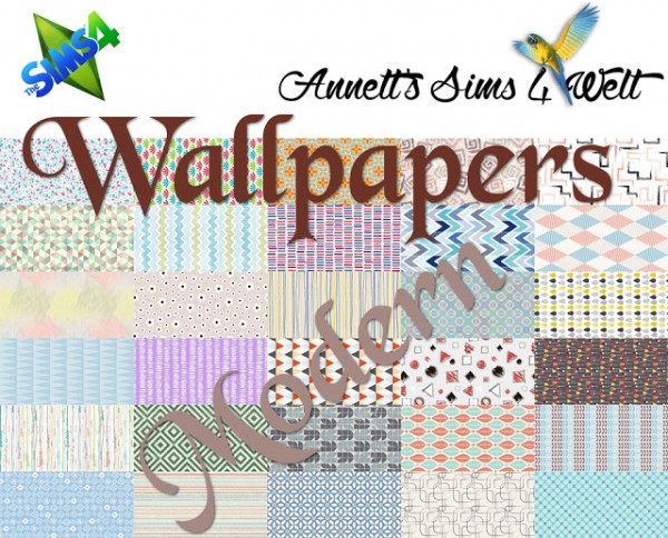  Annett`s Sims 4 Welt: Wallpapers Modern