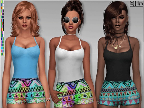  Sims Addictions: Summer Fashion Jumpsuit