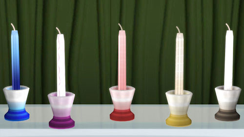  La Luna Rossa Sims: Decorative candle