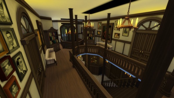  Mod The Sims: Hall Of Flames   Estate with a story (NO CC) by iraht
