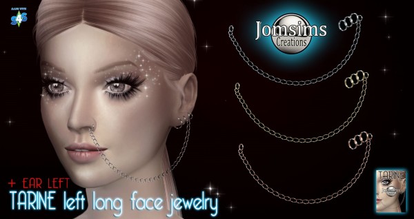  Jom Sims Creations: Tarine face jewelry Gauche