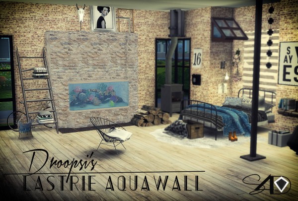  Sims 4 Designs: Droopsi Lastrie Aquawall
