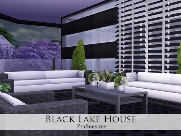  The Sims Resource: Black Lake House by Pralinesims