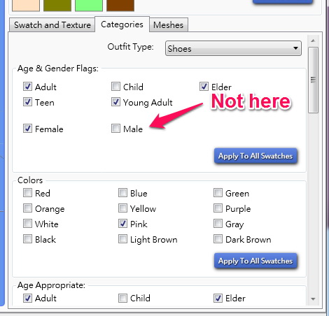  Paluean R Sims: How to update your cc for all genders