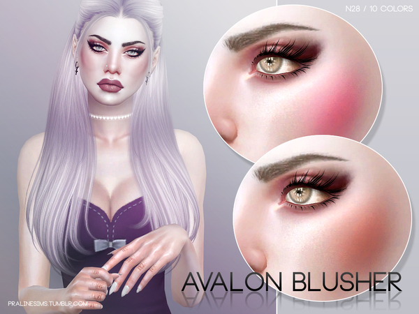  The Sims Resource: Avalon Blusher N28 by Pralinesims