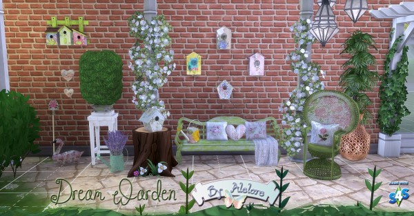  Alelore Sims 4: Dream garden