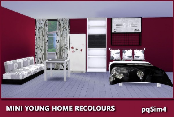  PQ Sims 4: Mini Young Home Recolours