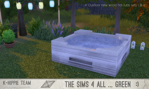  Simsworkshop: Outdoor 14 Hot Tubs by k hippie