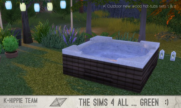  Simsworkshop: Outdoor 14 Hot Tubs by k hippie
