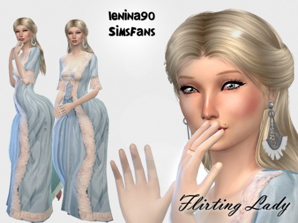  Sims Fans: Flirting Lady poses by lenina 90
