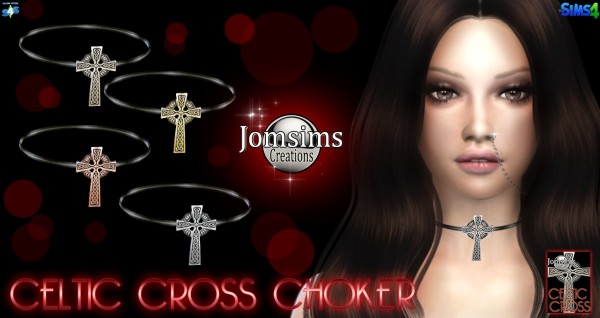  Jom Sims Creations: Celtic cross choker