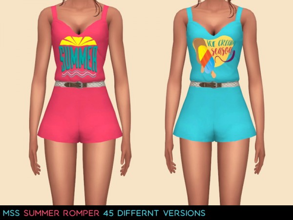  Simsworkshop: Summer Romper by midnightskysims