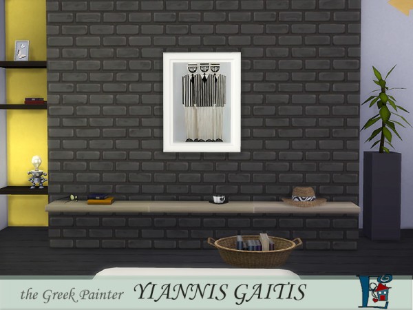  The Sims Resource: The Greek Painter Gaitis set by Evi