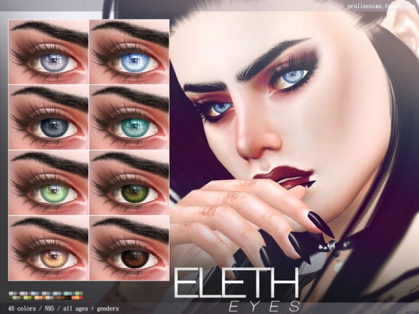  The Sims Resource: Eleth Eyes N95 by Pralinesims