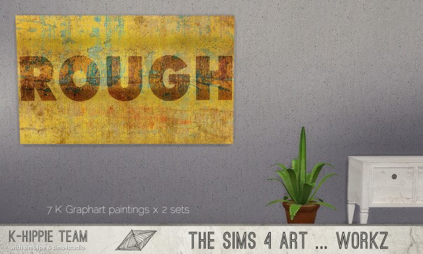  Simsworkshop: 7 Paintings   K Graphart   2 set 1 by k hippie