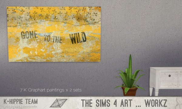  Simsworkshop: 7 Paintings   K Graphart   2 set 1 by k hippie