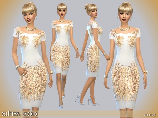  The Sims Resource: Glitter Gold by Paogae