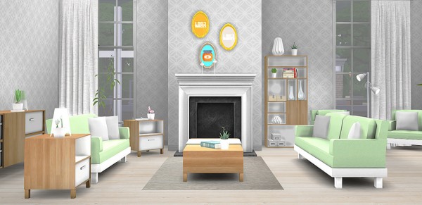  The Plumbob Architect: Life in Pixelcolors   Livingroom Set
