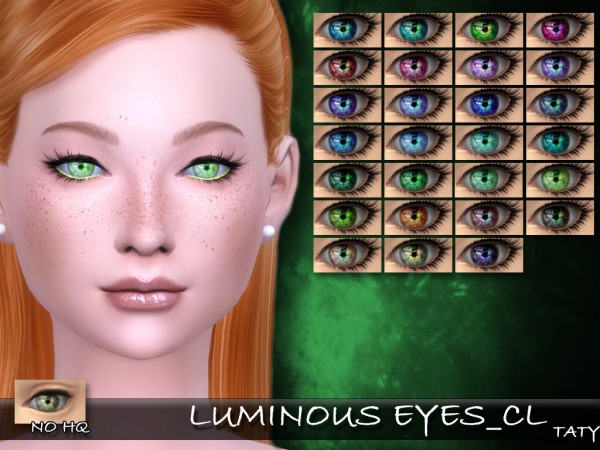 Simsworkshop: Luminous Eyes by Taty