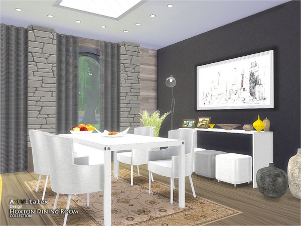 The Sims Resource: Hoxton Diningroom by ArtVitalex