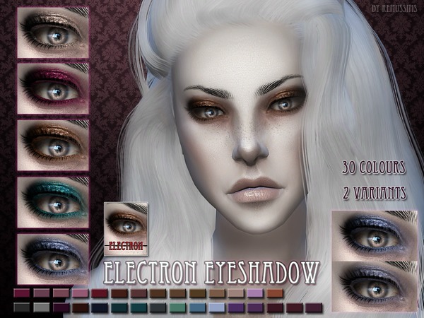  The Sims Resource: Electron eyeshadow by RemusSirion