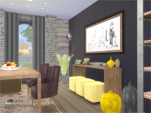  The Sims Resource: Hoxton Diningroom by ArtVitalex