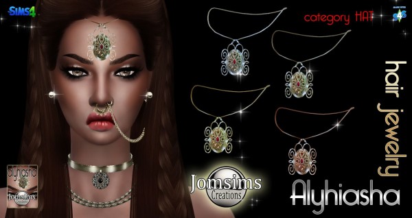  Jom Sims Creations: Alyhiasha hair jewelry