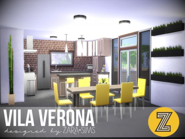  The Sims Resource: Vila Verona by Zara Sims