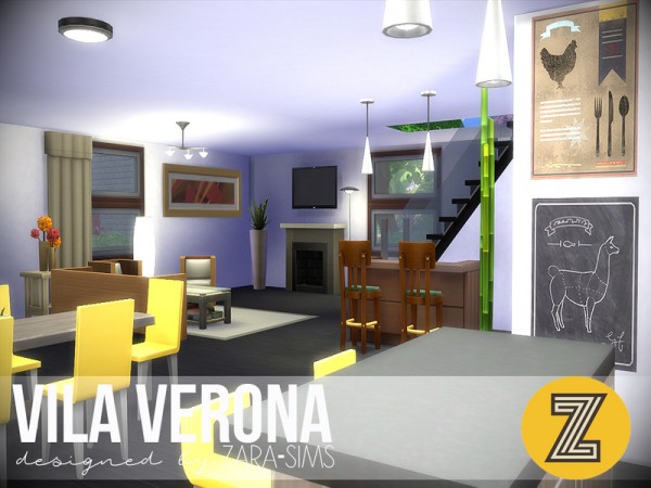  The Sims Resource: Vila Verona by Zara Sims