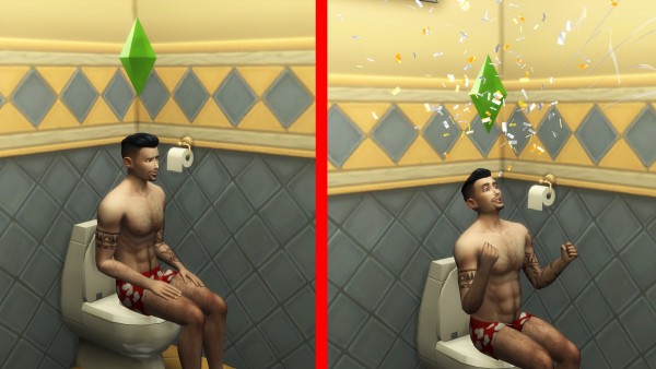  Mod The Sims: Male Pregnancy Test by KeunJoong24