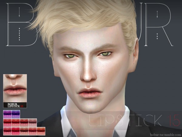  The Sims Resource: Bobur Lipstick 15