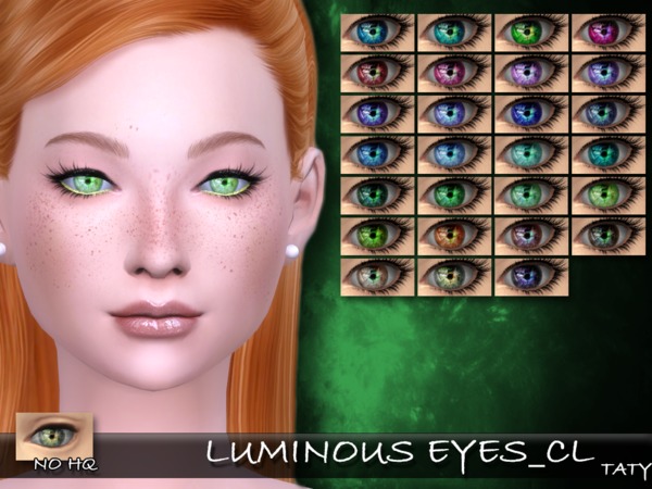  The Sims Resource: Luminous Eyes CL by Taty
