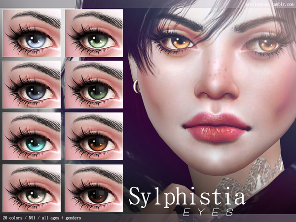 The Sims Resource: Sylphistia Eyes N91 by Pralinesims • Sims 4 Downloads