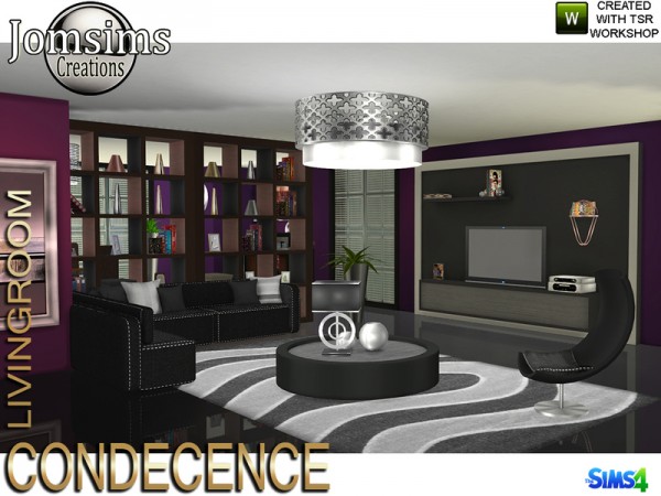  The Sims Resource: Condecence livingroom by jomsims
