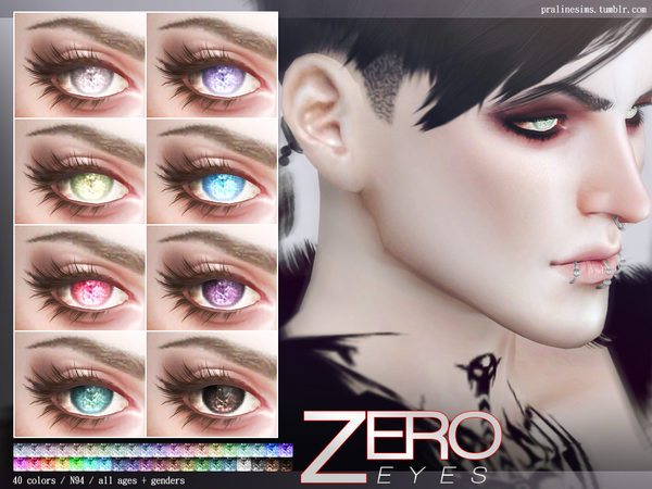 The Sims Resource: Zero Eyes N94 by Pralinesims