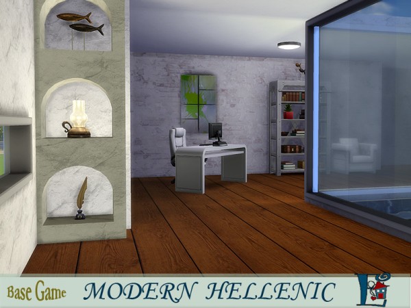  The Sims Resource: Modern Hellenic House by evi