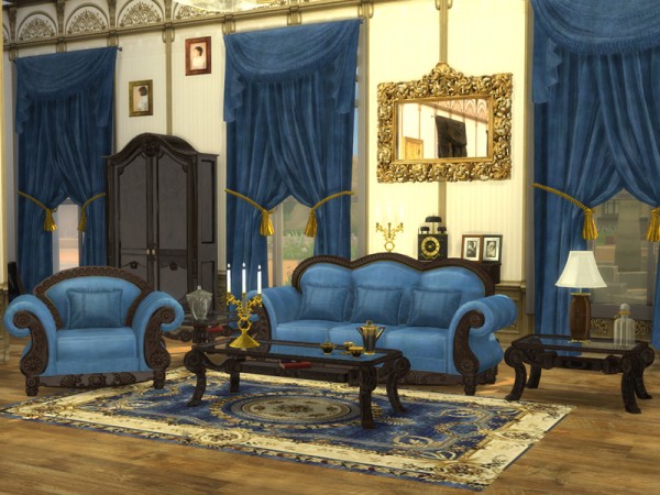  The Sims Resource: French Quarter Livingroom by ShinoKCR