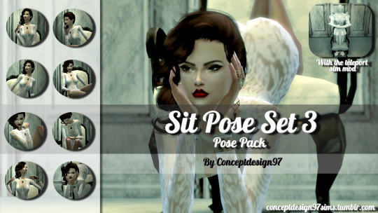  Simsworkshop: Sit Pose Set 3   Pose Pack version 1.0 by ConceptDesign97