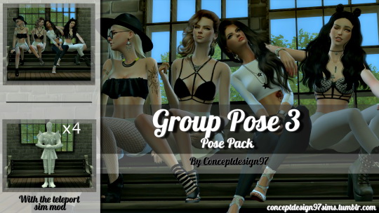  Simsworkshop: Group Pose 3   Pose Pack version 1.0 by ConceptDesign97