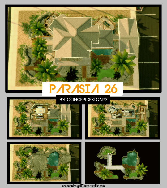  Simsworkshop: Tropical House “PARASIA 26” ( no CC) by ConceptDesign97
