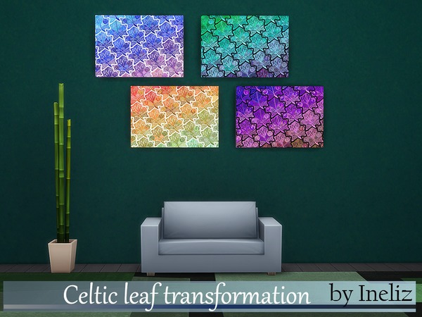  The Sims Resource: Celtic leaf transformation by Ineliz