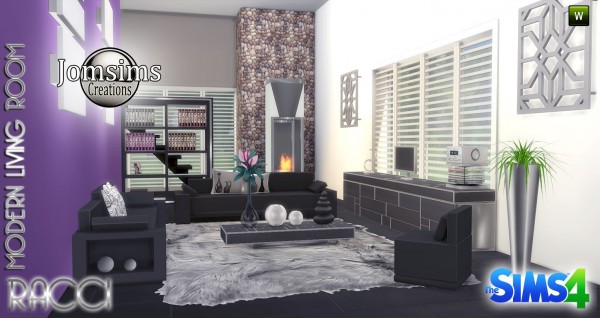  Jom Sims Creations: Racci livingroom