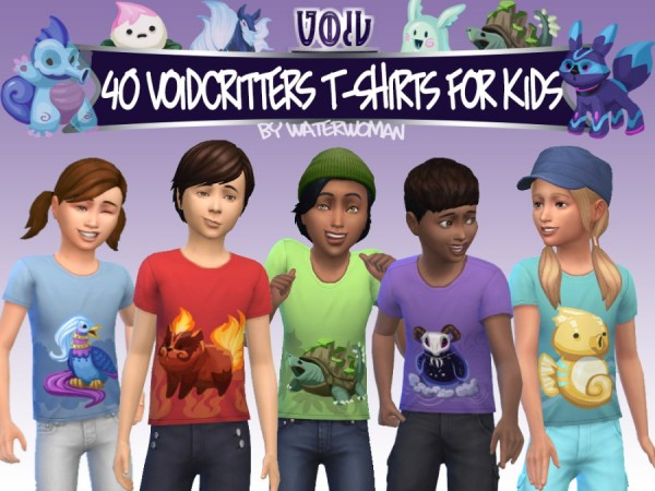  Akisima Sims Blog: 40 Void creatures T shirts for children