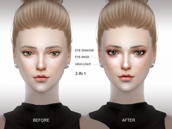  The Sims Resource: Eyeshadow 15 by S Club