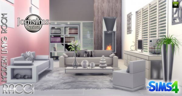  Jom Sims Creations: Racci livingroom