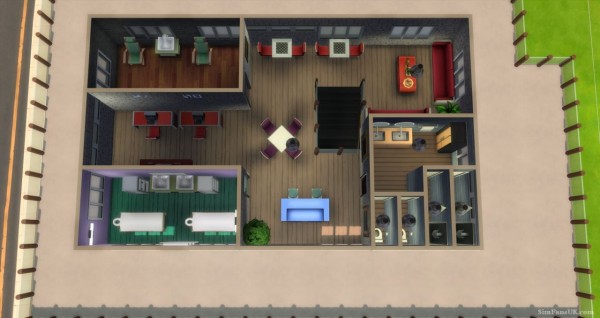  Mod The Sims: Fun Eats   Restaurant, spa and gym by LadyAngel
