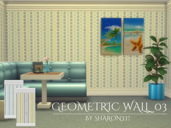  The Sims Resource: Geometric Walls and Floors 01 by sharon337