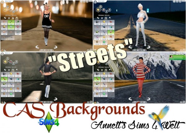  Annett`s Sims 4 Welt: CAS Backgrounds Streets