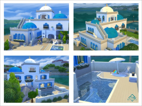  The Sims Resource: Santorini Athena Suites by Devirose