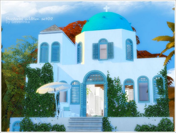  Sims by Severinka: Santorini addition set 02